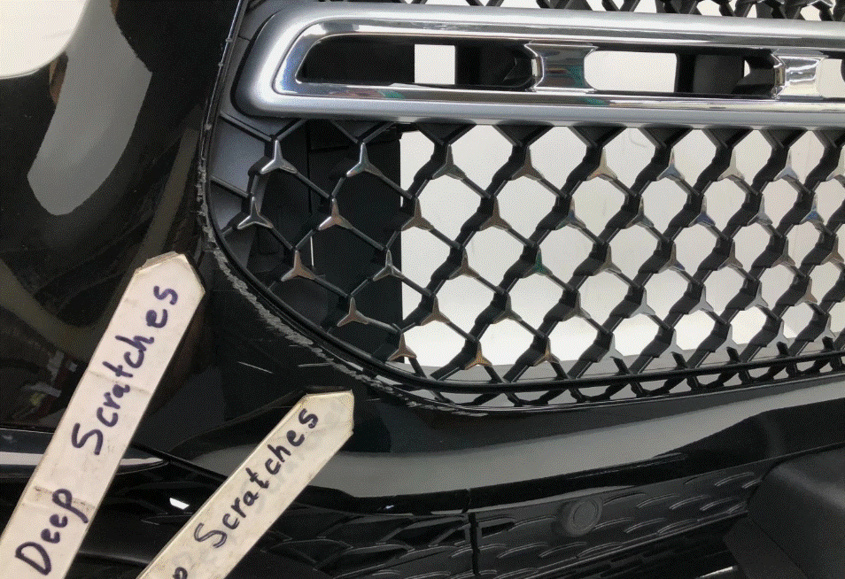2024-2026 Mercedes GLE 350 450 580 COUPE & SUV Front Bumper Obsidian Black Metallic