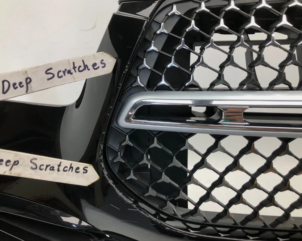 2024-2026 Mercedes GLE 350 450 580 COUPE & SUV Front Bumper Obsidian Black Metallic