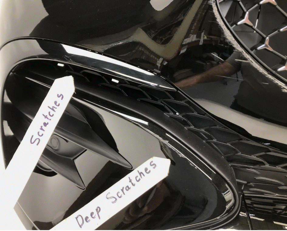2024-2026 Mercedes GLE 350 450 580 COUPE & SUV Front Bumper Obsidian Black Metallic