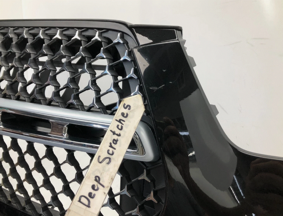 2024-2026 Mercedes GLE 350 450 580 COUPE & SUV Front Bumper Obsidian Black Metallic