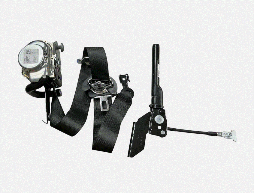 2019 2020 2021 2022 2023 2024 2025 2026 Chevy Silverado 1500 left side seat belt W/PRETENSIONER Black 86802609, 84937697