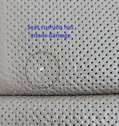 2017 Ford F-250 F-350 F-450 Super Duty Front Passenger Leather Cushion Cover Seat GL3Z-1662900-BF