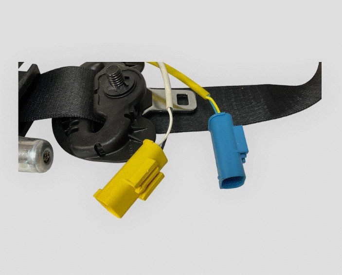 2008 2009 2010 2011 2012 2013 BMW 135I front right side seat belt black 34039665