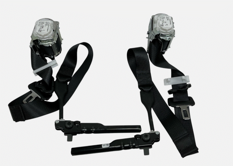 2019 2020 2021 2022 2023 2024 RAM 1500 front left & right side seat belt Black 7AX76TX7AC 7AX75TX7AC