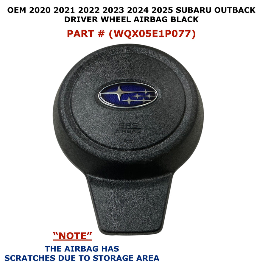 2020-2025 Subaru Outback Driver Wheel Airbag OEM Black WQX05E1P077
