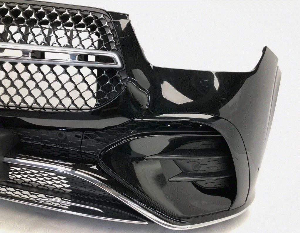 2024-2026 Mercedes GLE 350 450 580 COUPE & SUV Front Bumper Obsidian Black Metallic