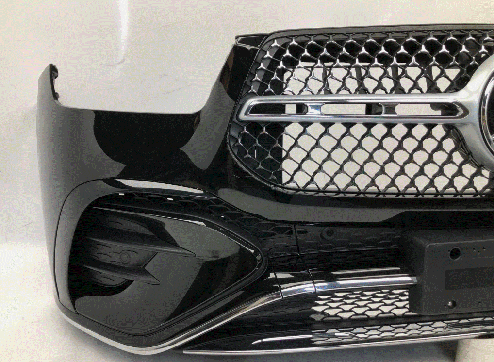 2024-2026 Mercedes GLE 350 450 580 COUPE & SUV Front Bumper Obsidian Black Metallic
