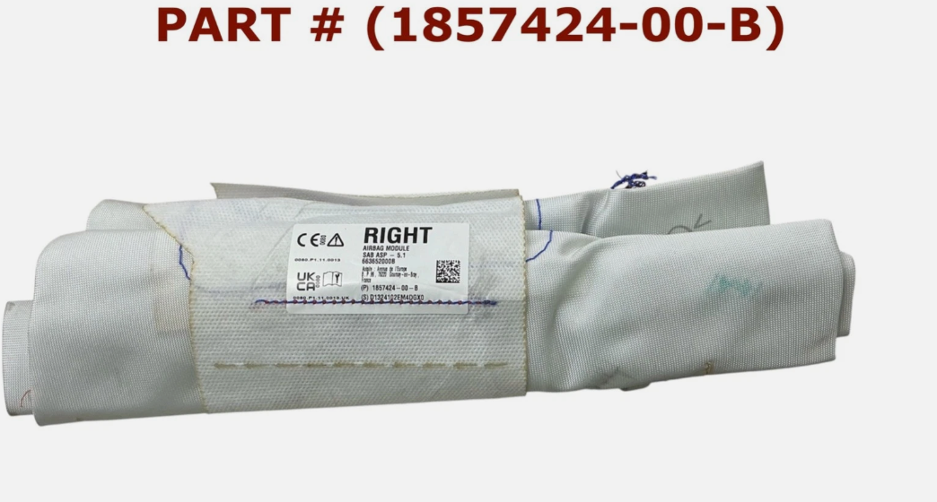 2024-2026 Tesla Model 3 Highland Right Side Seat Airbag OEM 1857424-00-B, photo 1