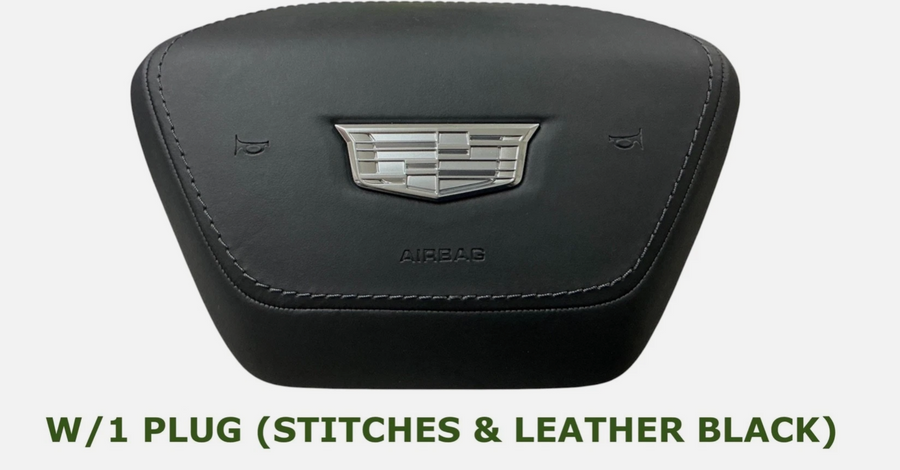 2025-2026 Cadillac Escalade IQ Driver Wheel Airbag W/Stitches Leather Black 85079313