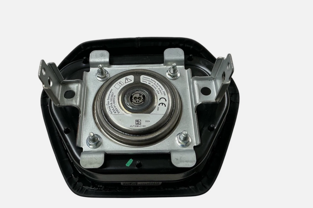 2025-2026 Cadillac Escalade IQ Driver Wheel Airbag W/Stitches Leather Black 85079313, photo 2
