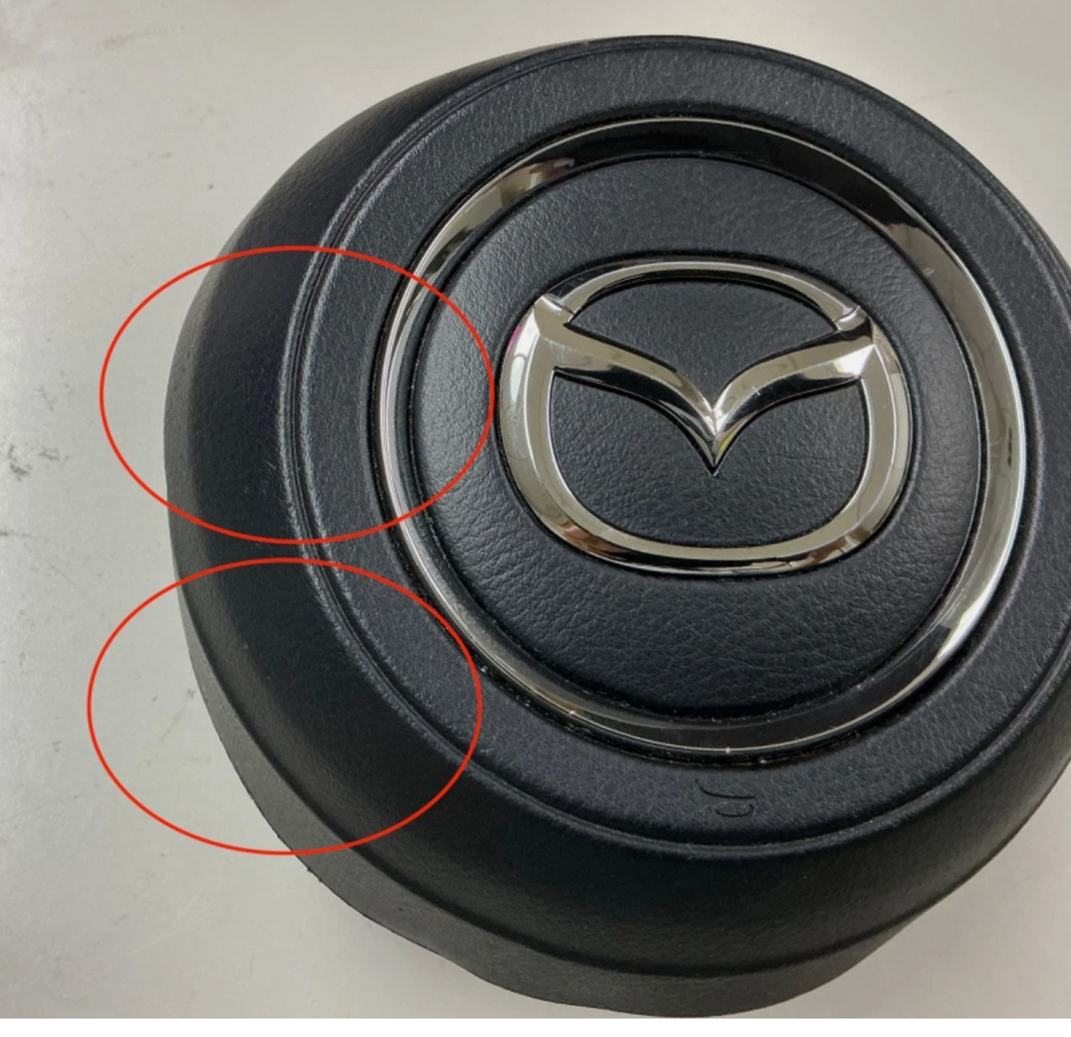 2016-2023 Mazda CX-9 Driver Wheel Airbag Black TK49-57-K00B-02, photo 2