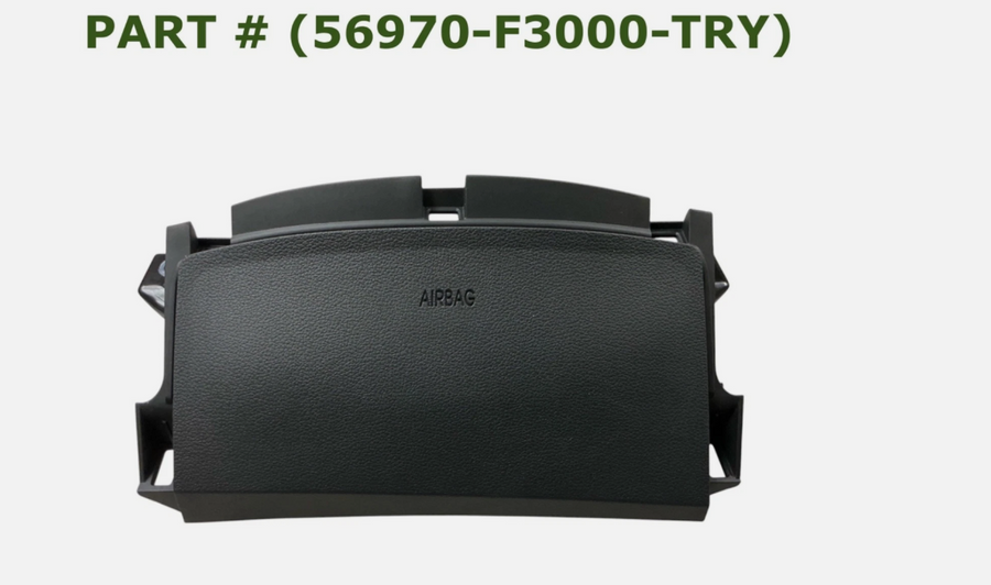 2016-2020 Hyundai Elantra Driver Knee Airbag Black 56970-F3000-TRY