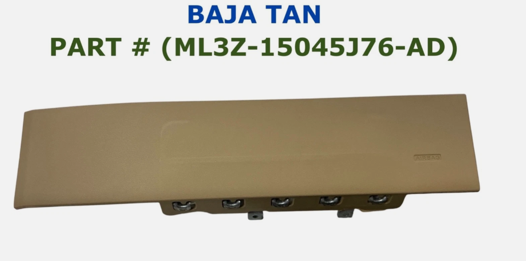 2021-2025 OEM Ford F-150 Right Side Knee Airbag Baja Tan ML3Z-15045J76-AD, photo 1