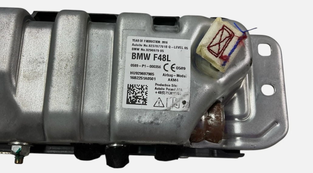2016-2022 OEM BMW X1 Front Left Side Knee Airbag Black HU929697905, photo 4
