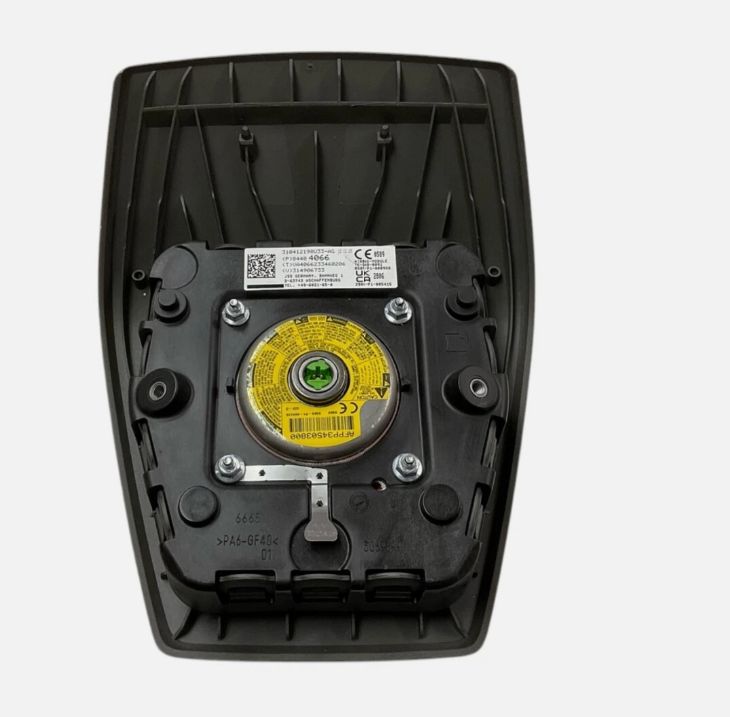 2023-2025 OEM Volvo VNL Driver Wheel Airbag W/1 Plug Black 21592976, photo 3