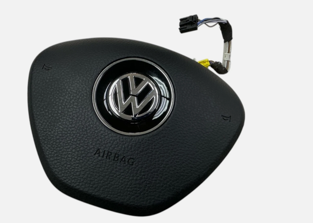 2016-2019 OEM Volkswagen Passat Driver Wheel Airbag W/1 Plug Black 561880201R, photo 2