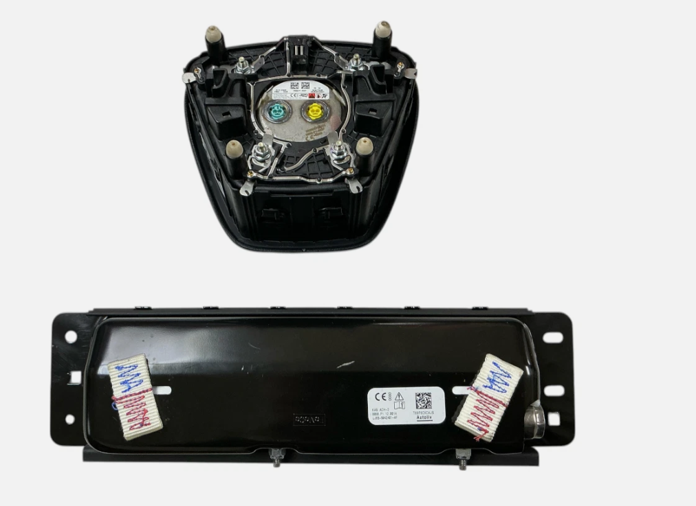 2021-2025 OEM Ford Bronco Sport Driver Wheel & Knee Airbag Black LJ7B-S044A74-AD LJ6B-S042A01-AF, photo 3