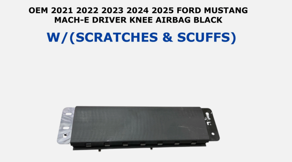 2021-2025 Ford Mustang Mach-E Front Left Driver Knee Airbag Black LJ6B-S042A01-AF, photo 1