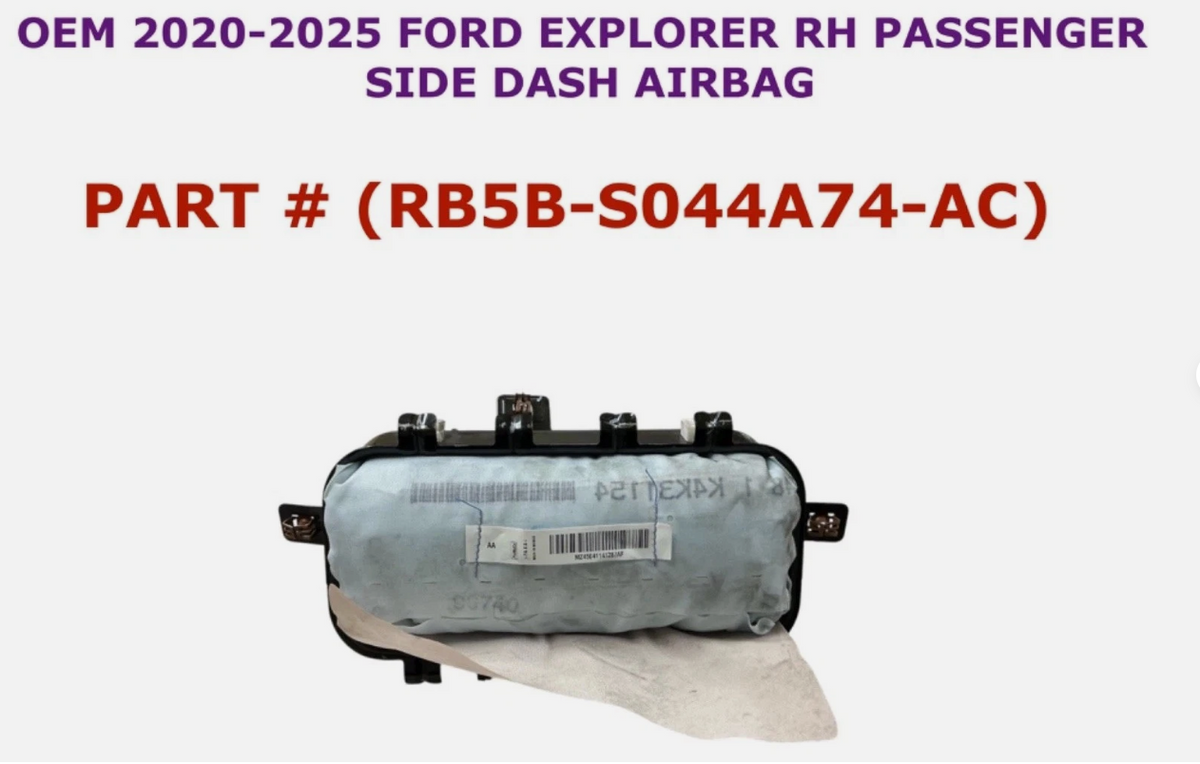 2020-2025 OEM Ford Explorer Right Side Dash Airbag RB5B-S044A74-AC, photo 1