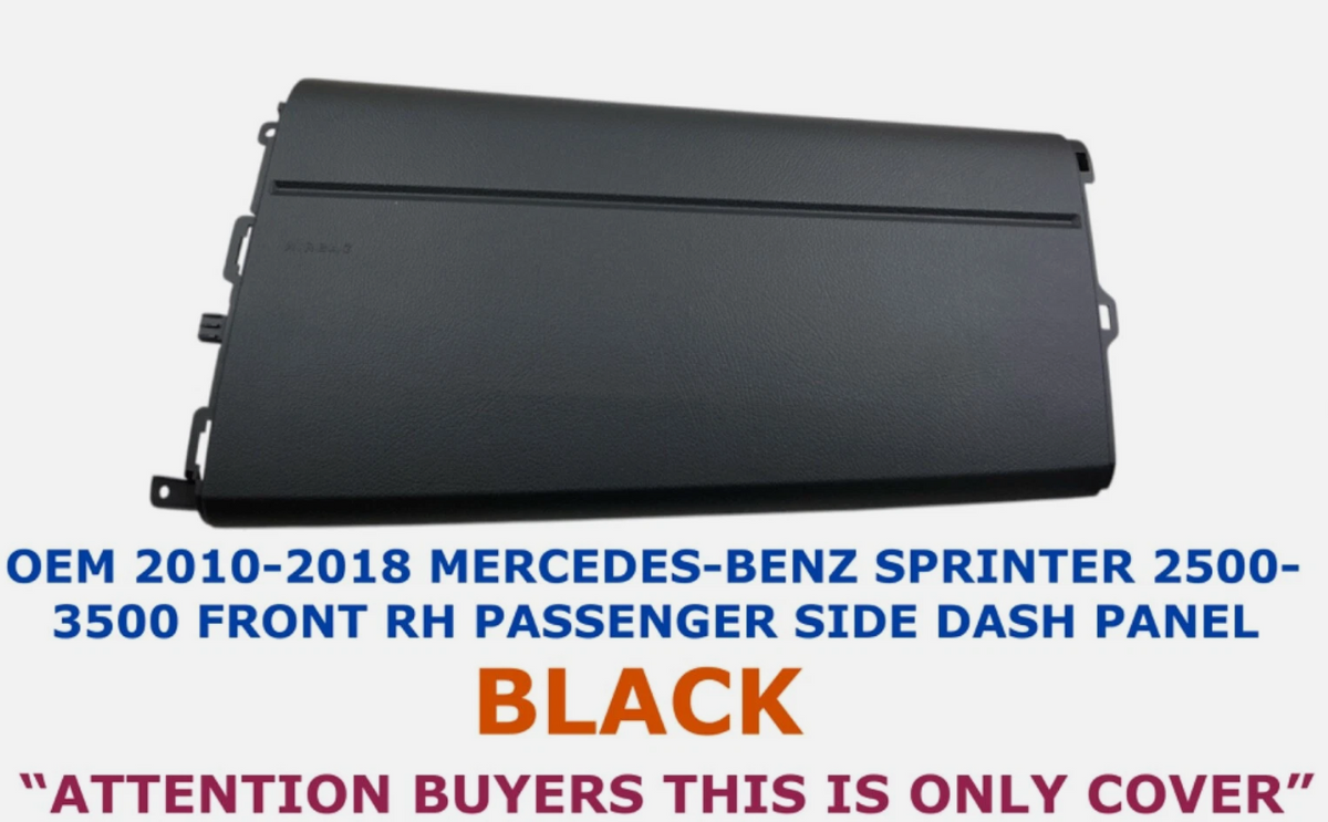 2010-2018 OEM Mercedes-Benz Sprinter 2500 3500 Dash Panel Cover Black 9068602000, photo 1