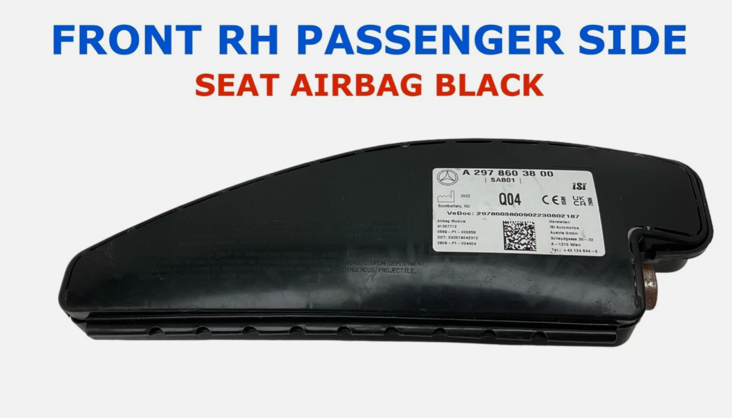 2022-2023 OEM Mercedes-Benz EQS 450 Front Right Side Seat Airbag Black A2978603800, photo 1