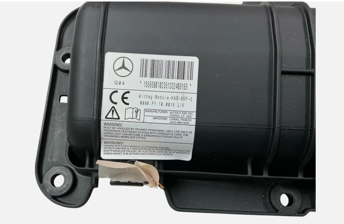 2017-2019 Mercedes-Benz GLE 350 400 Left Side Knee Airbag Black 166-860-01-02, photo 4