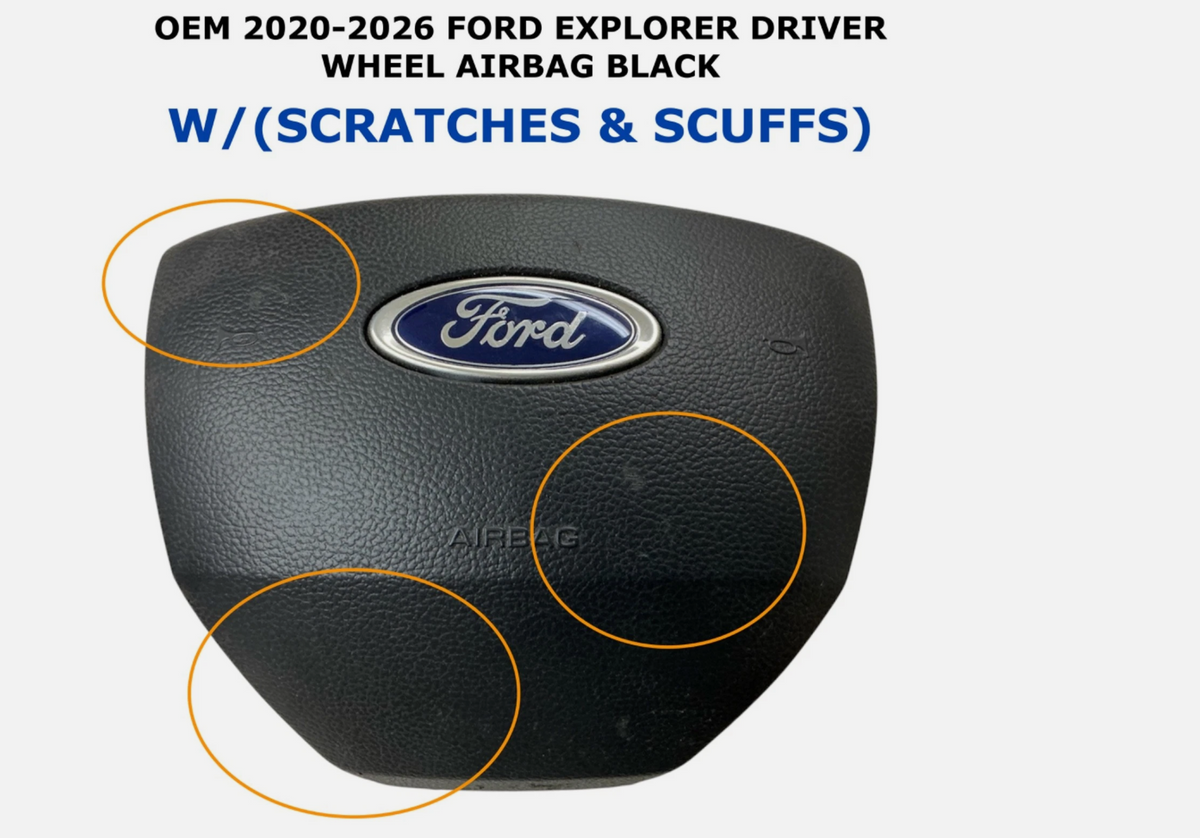 2020-2026 OEM Ford Explorer Driver Wheel Airbag Black RB5B-S043B13-AA, photo 1