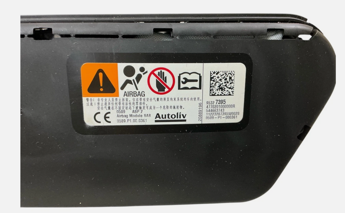 2015-2022 OEM Chevrolet Trax Front Right Side Seat Airbag Black 95327395, photo 4