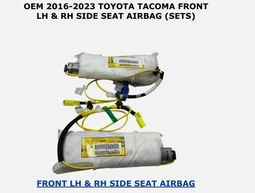 2016-2023 Toyota Tacoma Front LH & RH Side Seat Airbag set 73920‑04040 73910‑04040, photo 1