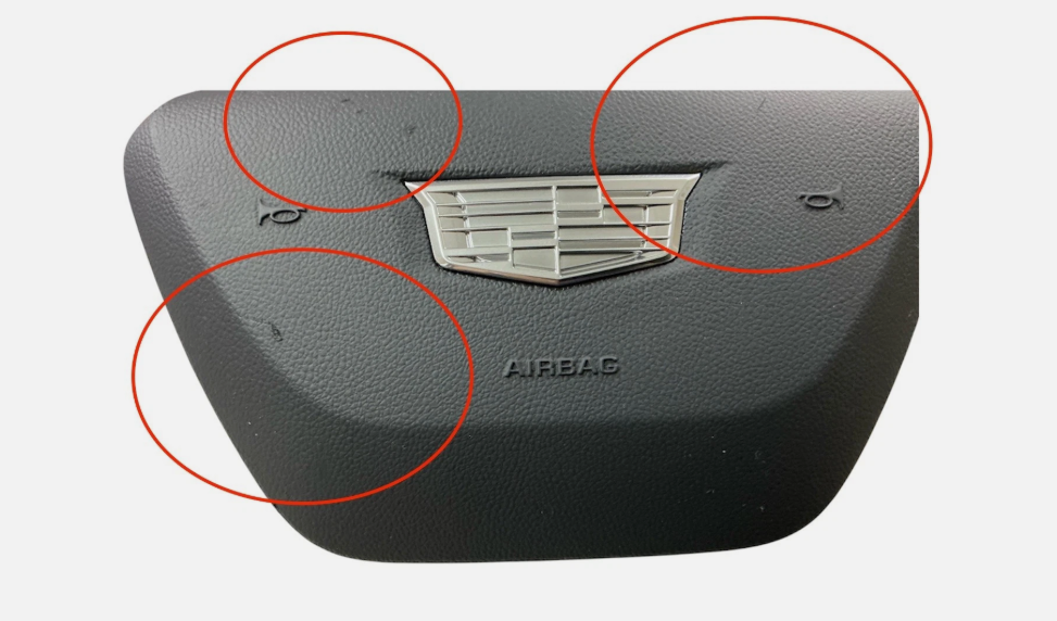 2023-2026 Cadillac Lyriq Driver Wheel Airbag W/2Plugs Black 86808935, photo 2