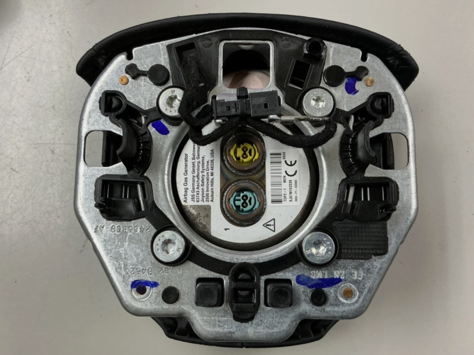 2019-2021 Jeep Grand Cherokee Summit Driver Wheel Airbag W/Stitches Black P5XJ121C5AK, photo 3