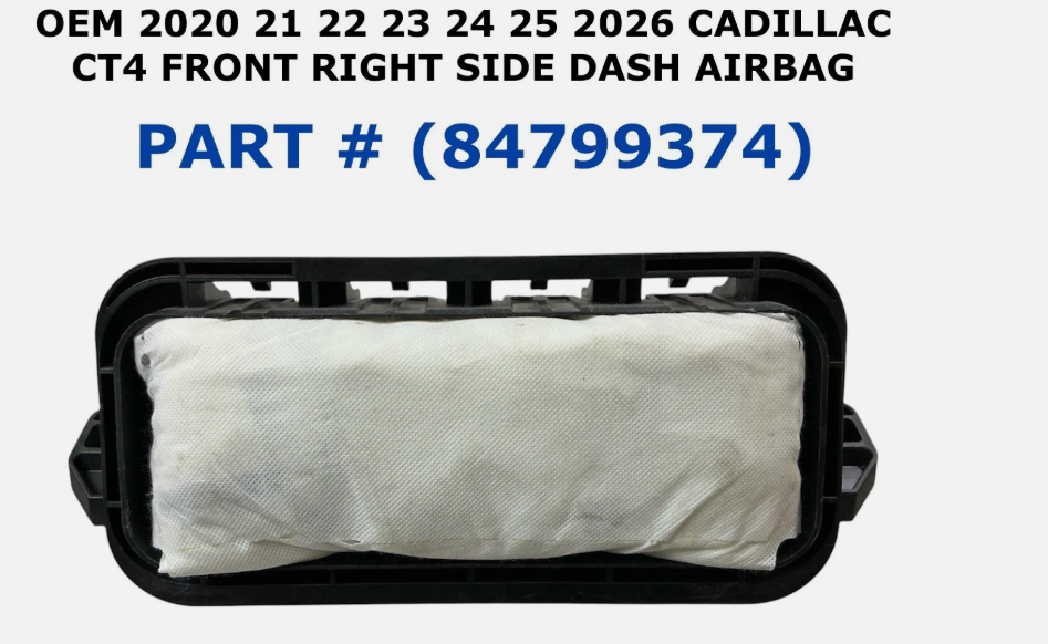2020-2026 OEM Cadillac CT4 Front Right Side Dash Airbag 84799374, photo 1