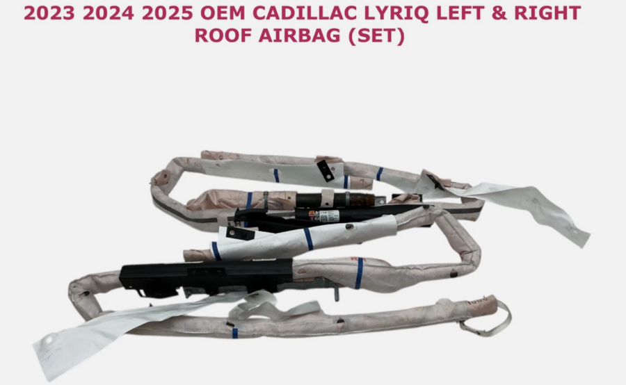 2023-2026 Cadillac Lyriq Left & Right Side Roof Airbag set 87865729 87865730