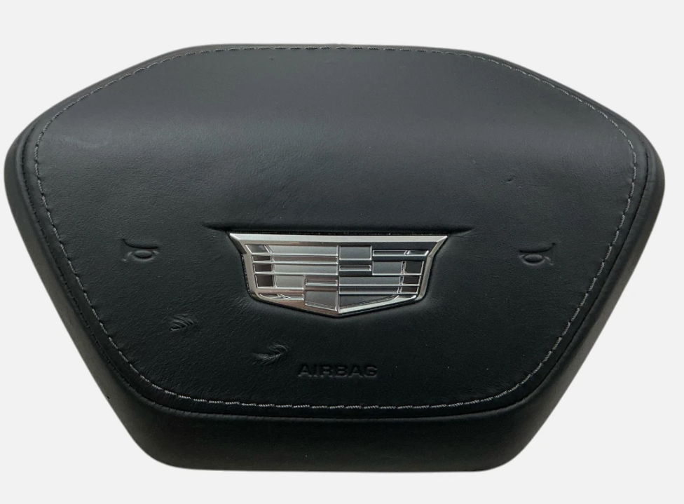 2023-2025 Cadillac Lyriq Driver Wheel Airbag W/Stitches Black 86808937, photo 2