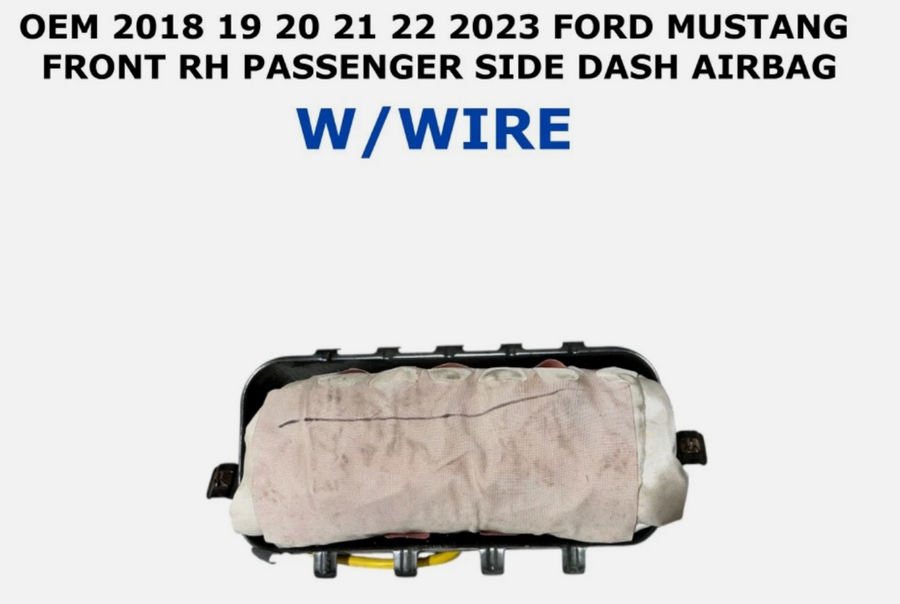 2018-2023 Ford Mustang Right Passenger Side Dash Airbag W/Wire OEM JR3B-R699D82-B